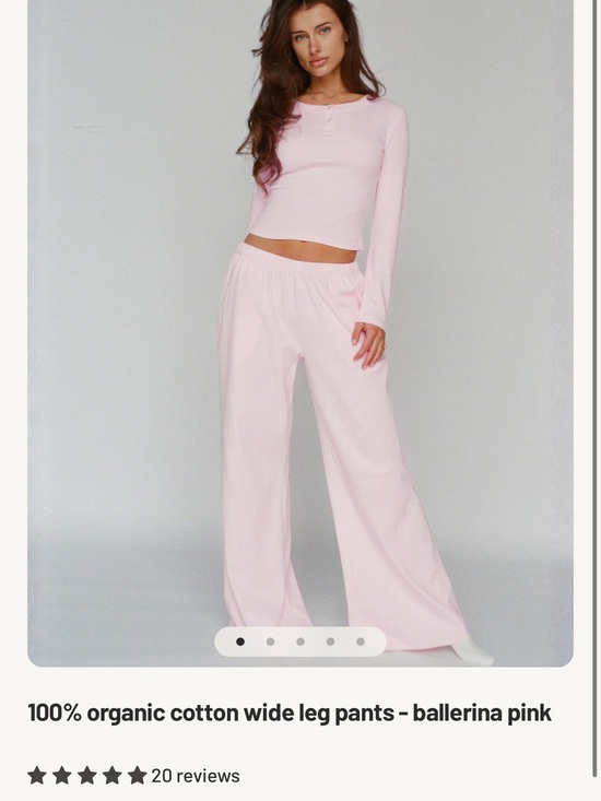 layere Other - LAYERE 100% Organic Cotton Wide Leg Pajama